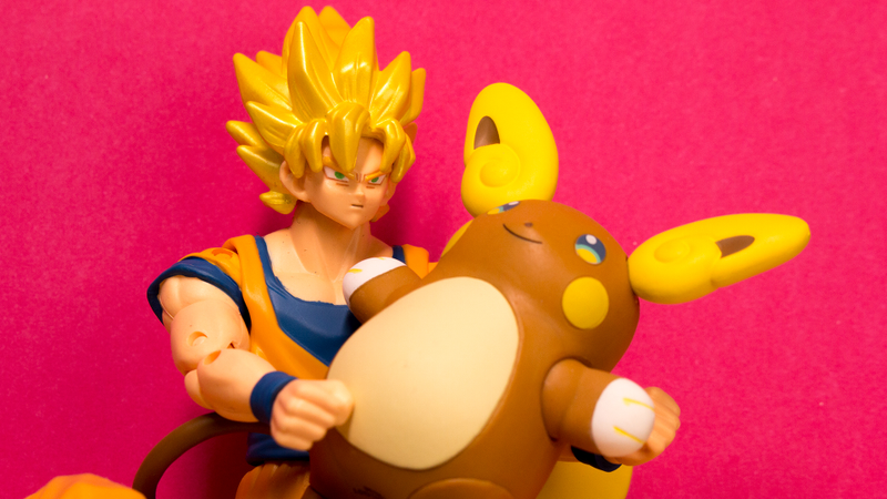 Illustration for article titled Dragon Ball Super Action Figures Play Well With Others